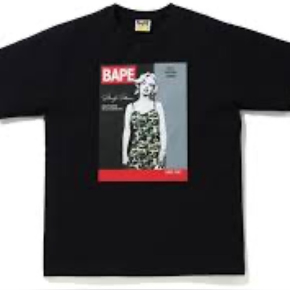 BAPE A BATHING APE x Marilyn Monroe Magazine Tee - Picture 1 of 14